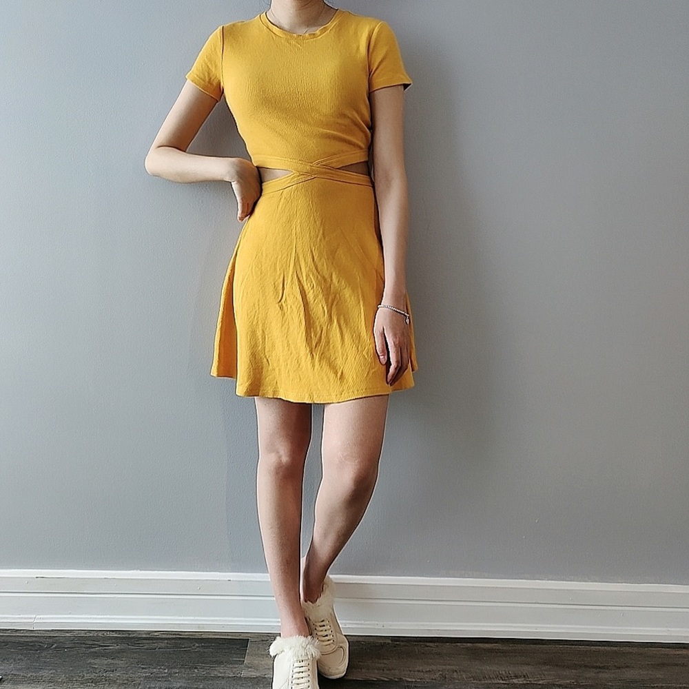 Yellow Dress with Jacket